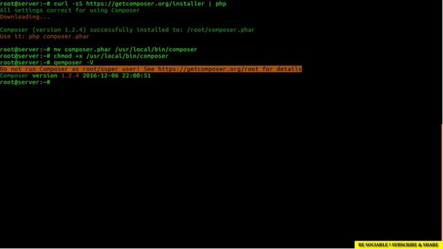 How To Install PHP Composer on Linux смотреть онлайн