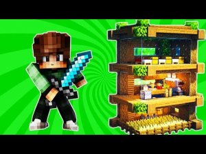 КАК ПОСТРОИТЬ СТАРТОВЫЙ ДОМ В МАЙНКРАФТЕ??Minecraft
