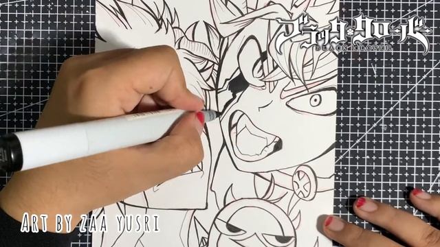 Drawing Asta, Liebe & Nero [BLACK CLOVER] - Copic Malaysia смотреть онлайн
