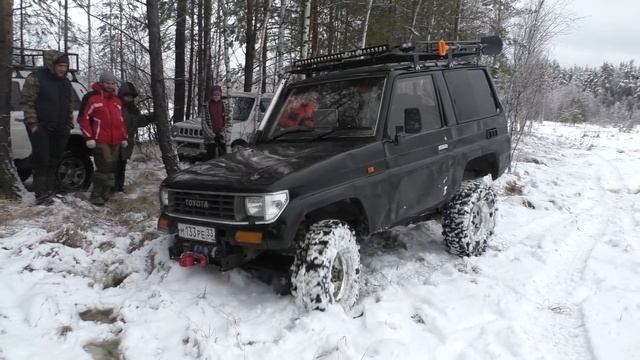SUZUKI JIMNY - ПУШКА. TOYOTA и GREAT WALL проваливаются в ковер. Зимнее БЕЗДОРОЖЬЕ 2019. смотреть онлайн