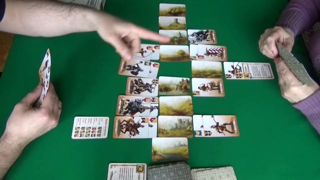 Баталия - играем в настольную игру. Battle Line