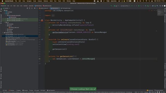 기기에 설치된 센서종류 확인하기::Android Studio에서 Kotlin으로::47 смотреть онлайн