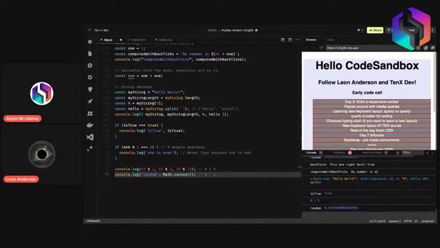 JavaScript for the first time! Day 8 - 100 Days of Code with Leon Anderson. смотреть онлайн