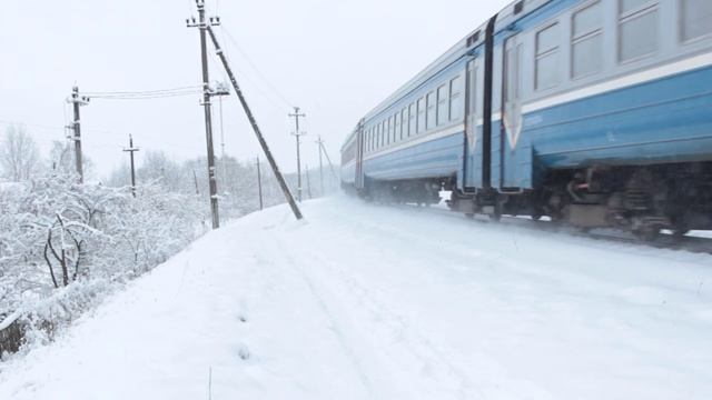 Перегон Скрибовцы-Лида.Дизель-поезд ДР1А-231 близ локомотивного депо "Лида".станция Лида. смотреть онлайн