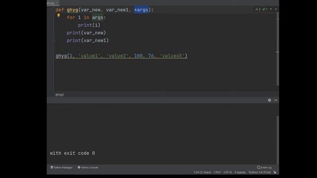 25/08-01 | *args and **kwargs in Python смотреть онлайн