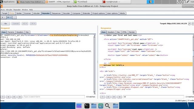 [All levels] HTMl Injection - Reflected GET смотреть онлайн