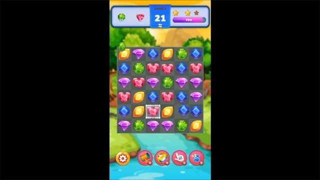 Jewels Magic Adventure - Match 3 Puzzles 2021 (Gameplay Android) смотреть онлайн