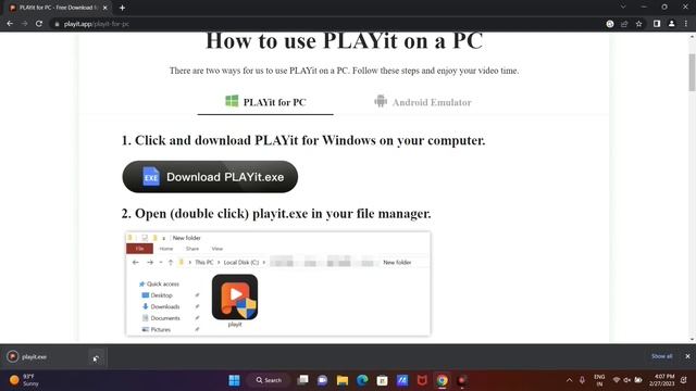 How To Download And Install PLAYit Player In Windows PC смотреть онлайн