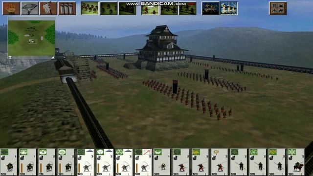 I. Shogun Total War (2000). Клан Симадзу (Макс. сложность). XV. Оборона Аки и штурм замка в Изумо. смотреть онлайн