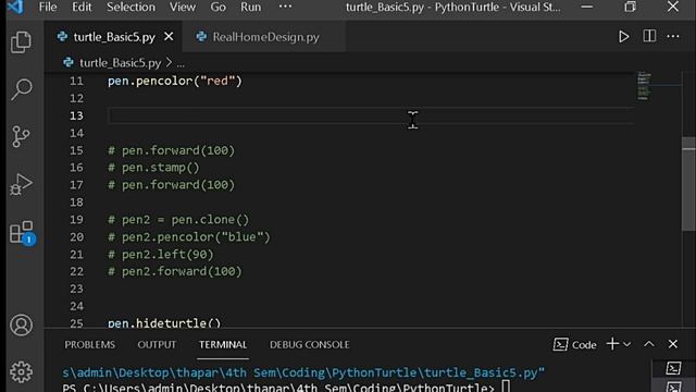 Stamping and Cloning Of Turtle | Make like Fibonacci Series | (Hindi) | Python Turtle Lec 13 смотреть онлайн