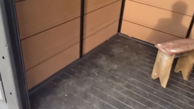 Сарай из ДПК для садового инвентаря смотреть онлайн