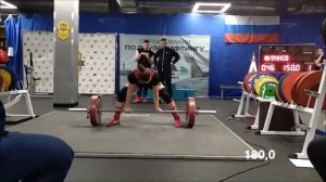 Тяга 170,5; 175,5 и 180 кг от Софьи Кирюхиной