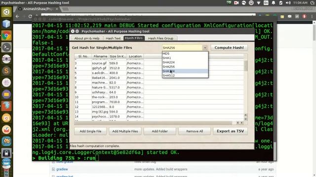 PsychoHasher - A Cross Platform Hashing Tool смотреть онлайн