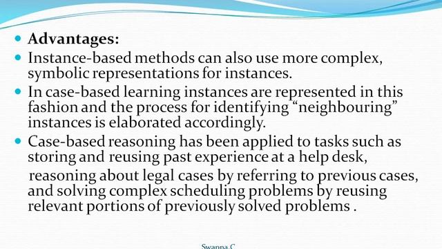 Instance Based Learning Introduction смотреть онлайн