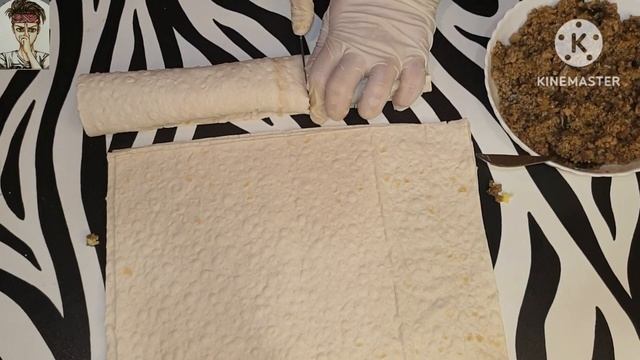 Мясо с грибами и сыром в лаваше/хрустящие рулетки в духовке смотреть онлайн