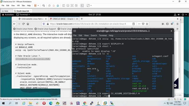 How to Install Oracle Database 19c on Oracle Linux 8 step by step смотреть онлайн