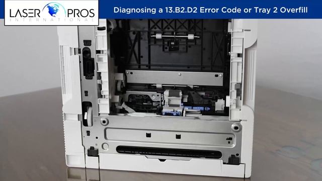 Diagnosing a 13.B2.D2 Error Code or Tray 2 Overfill смотреть онлайн