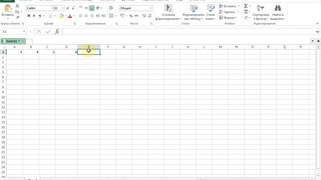 Простой Excel. Определитель матрицы. смотреть онлайн