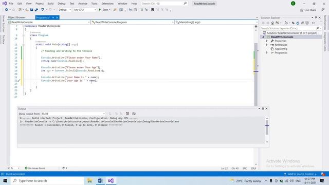 #6 C# Reading and Writing to Console in Telugu | C# Tutorial for beginners in Telugu | User Input C смотреть онлайн