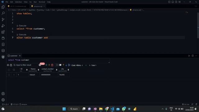 L9.Create, Modify, Rename & Delete Column query MySQL смотреть онлайн