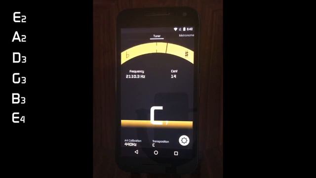 TunerPro Tuner & Metronome for professionals iOS & Android смотреть онлайн
