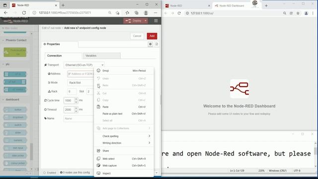 PLC S7 200 Smart connect with Node-Red смотреть онлайн