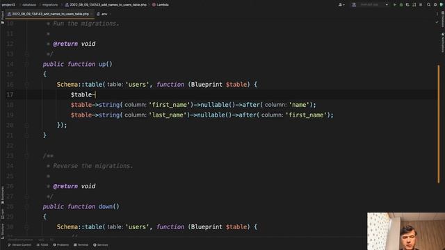 Laravel Migrations: Add Multiple Fields with after() смотреть онлайн