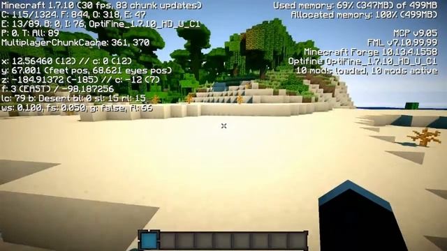 Minecraft - Nvidia GT730 2GB Minecraft Shaders FPS Test смотреть онлайн