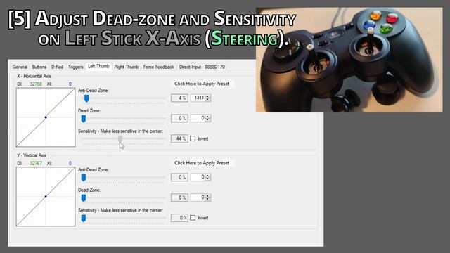 X360ce 🎮🔧 Move ACCELERATE & BRAKE To RIGHT STICK 🤔