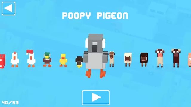 Crossy Road #crossyroad Gameplay - EPOCH, Frankenstein, Festive Chicken, Poopy Pigeon, and more! смотреть онлайн