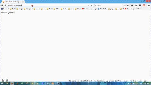 php tutorial Hello world смотреть онлайн