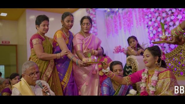 Telugu Cinematic Engagement | Rohit + Rachana | @bbcreation2612 смотреть онлайн