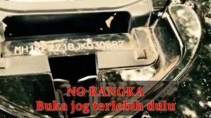 DISINI LETAK NOMER RANGKA DAN NOMER MESIN HONDA PCX 160 PCX 150 TERBARU
