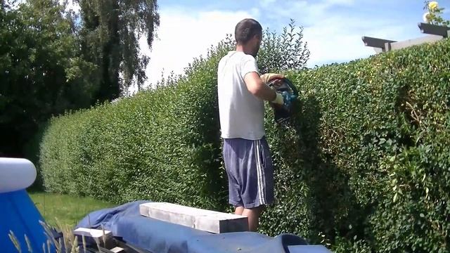 Makita DUH751Z Cordless Hedge Trimmer Review & Demo. DUH751RT 18v Brushless LXT Makita Hedge Cutter