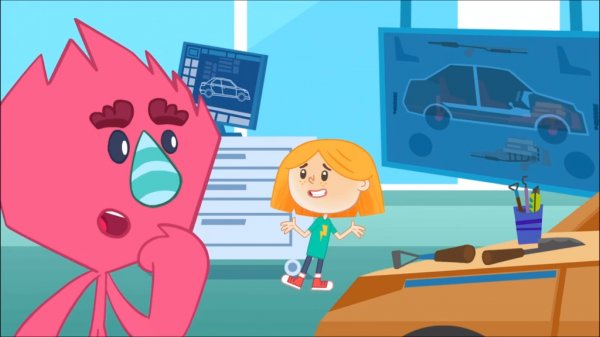 Катя и Эф, 14 серия. Эфомобиль