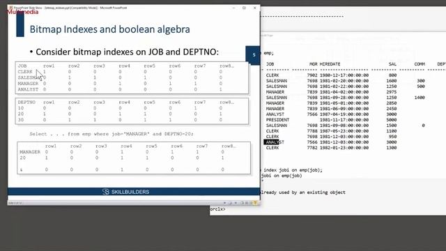 When to use Oracle Database Bitmap Indexes Lesson 3 смотреть онлайн