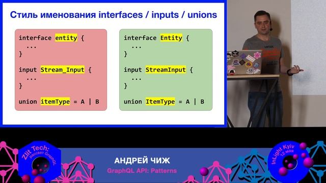 GraphQL API: Patterns | Андрей Чиж | Zlit Tech смотреть онлайн
