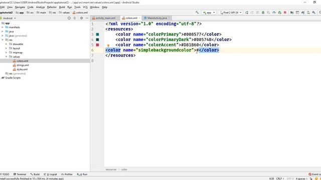 HOW TO CHANGE ACTIVITY COLOR IN ANDROID STUDIO смотреть онлайн