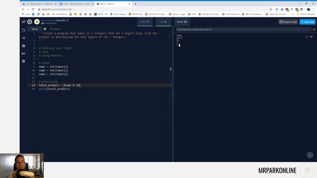 Multiplying the Last Digits | Python Basics U1W2 смотреть онлайн