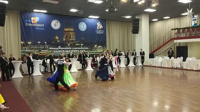 Танго. Юниоры-1 Д класс Европейская программа 1/4 Dance смотреть онлайн
