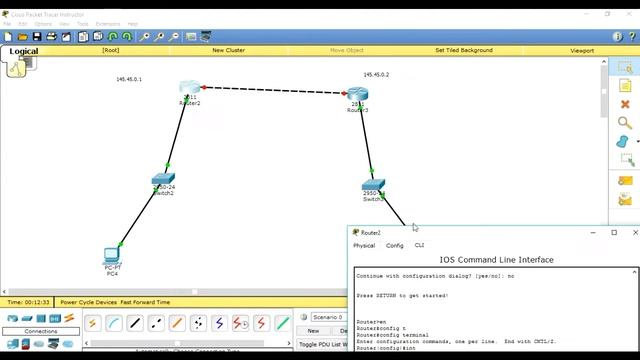 Cisco Packet Tracer Basic Networking - Static Routing using 2 routers смотреть онлайн