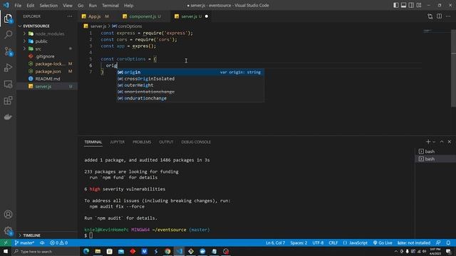 React and NodeJS App | SSE and EventSource смотреть онлайн