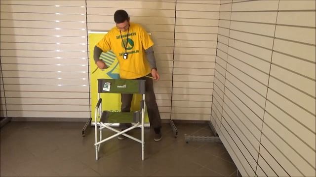 Кресло алюминиевое складное Helios T-HS-DC-95200-GG смотреть онлайн