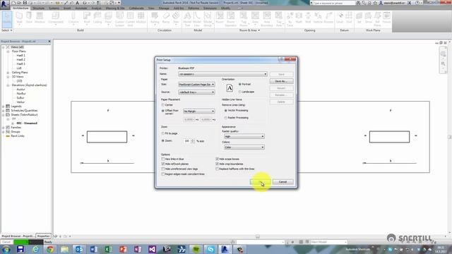 Revit 2014 - Create Custom PDF Sheet Size смотреть онлайн