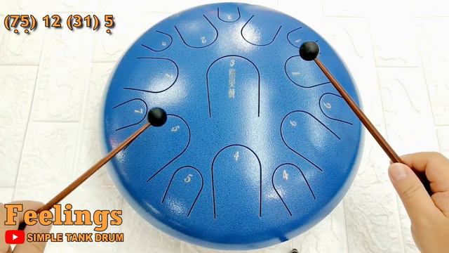 Feelings - Simple Tank Drum Cover with Tabs смотреть онлайн