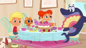 Разве так бывает? АКУЛА — СЛАДКОЕЖКА  Мультик котенок Кнопа | Развивающий мультфильм для детей