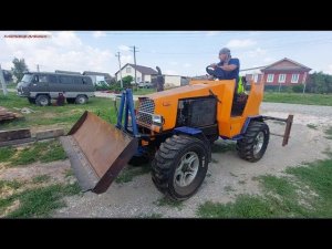 Мега трактор СВОИМИ РУКАМИ! Заводы таких НЕ СТРОЯТ! Tractor WITH YOUR OWN HANDS