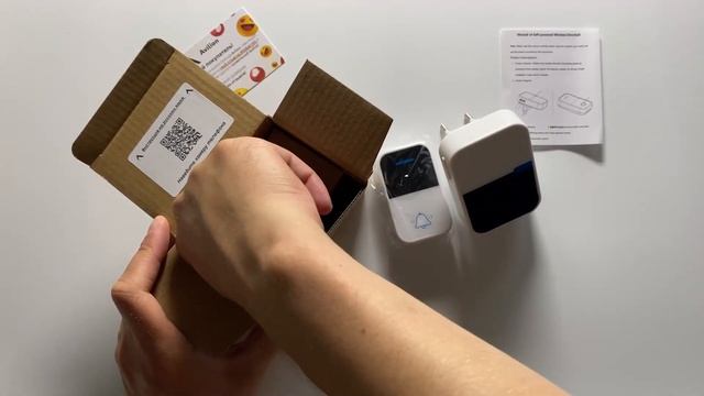 Распаковка беспроводного дверного звонка Avilion. смотреть онлайн