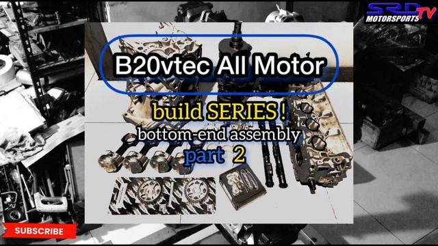 B20 VTEC build Series part 7 "crate engine" SRDmotorsports смотреть онлайн