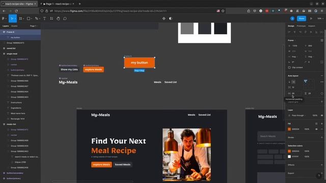 How I create button in Figma смотреть онлайн